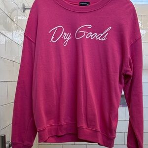 Dry Goods Pink Sweatshirt